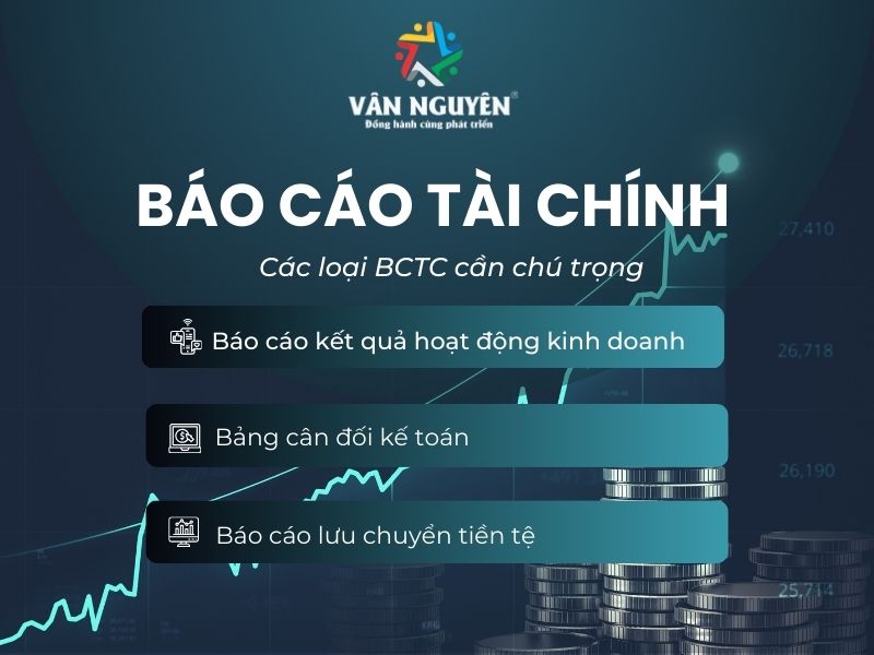 Các loại báo cáo tài chính được quan tâm nhất