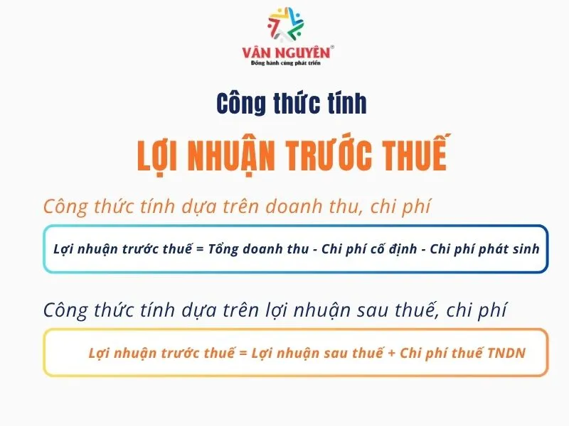 Công thức tính lợi nhuận trước thuế
