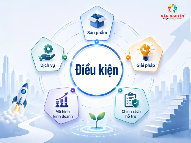 Điều kiện doanh nghiệp khởi nghiệp sáng tạo