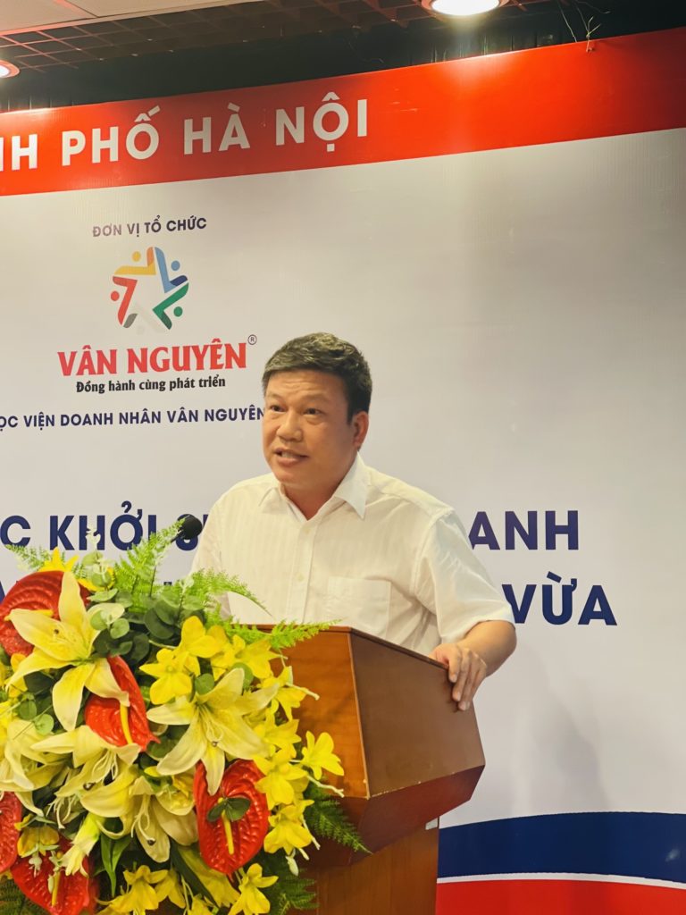 Ông Nguyễn Hải Hùng – Phó giám đốc Trung tâm hỗ trợ doanh nghiệp Hà Nội
